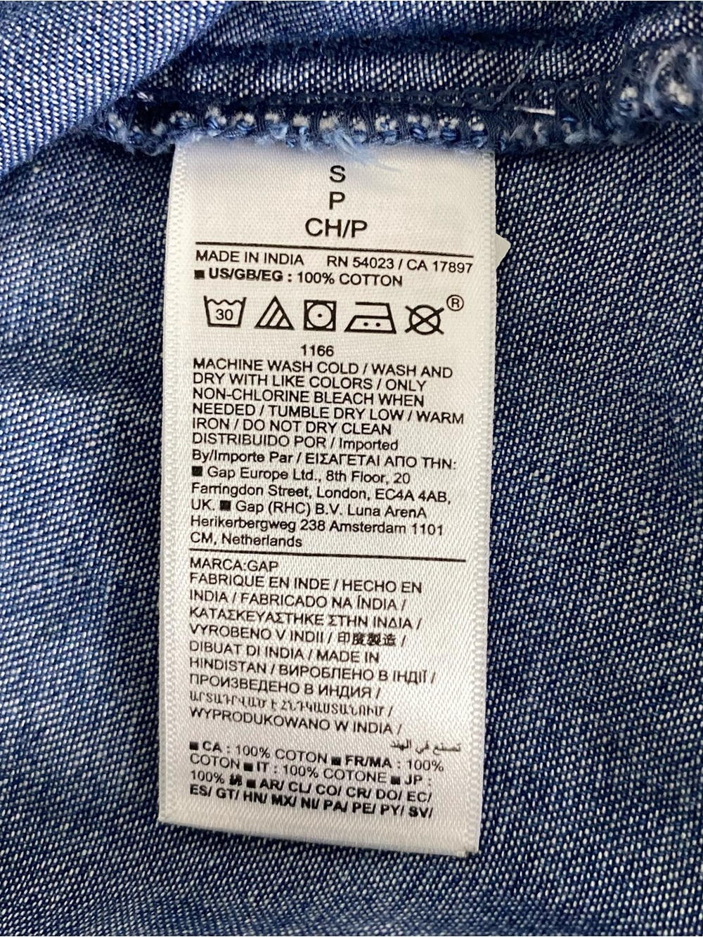 Gap Blue Denim Jean Wrap Mini Skirt Size Small Blue A-Line Lightweight - Picture 4 of 9